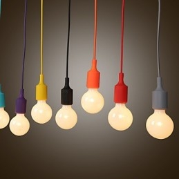 Lustre criativo de silicone com dragão arco-íris