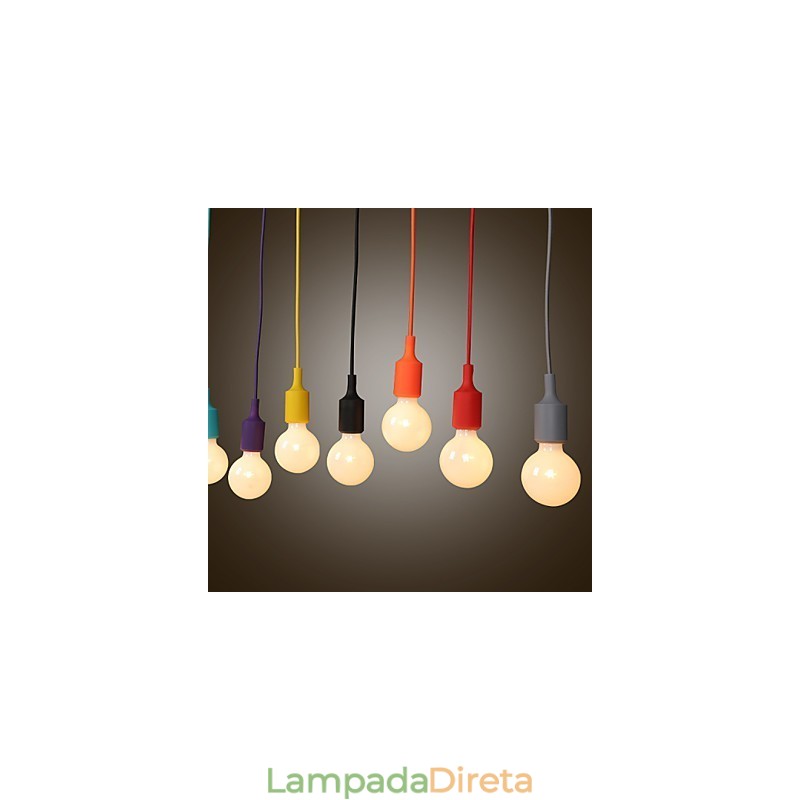 Lustre criativo de silicone com dragão arco-íris