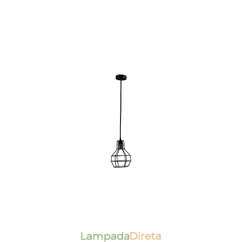 Estilo Mini Retro Pintura Metal Pendente Luz Garagem