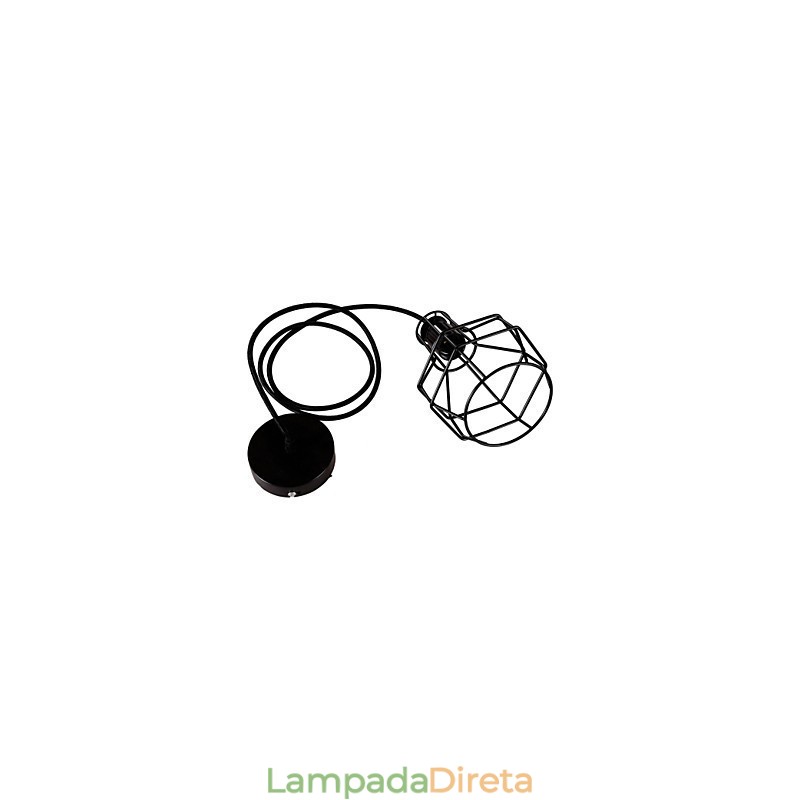 Estilo Mini Retro Pintura Metal Pendente Luz Garagem