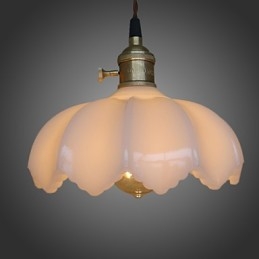 Retro Lighting Lights Luz Pendente De Vidro