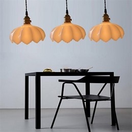 Retro Lighting Lights Luz Pendente De Vidro