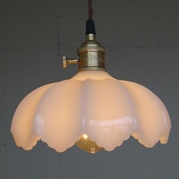 Retro Lighting Lights Luz Pendente De Vidro