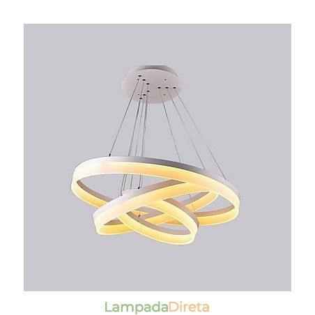 Venda quente cor branca acrílico moderno pendurado luz 130W Venda quente cor branca acrílico moderno pendurado luz 130W