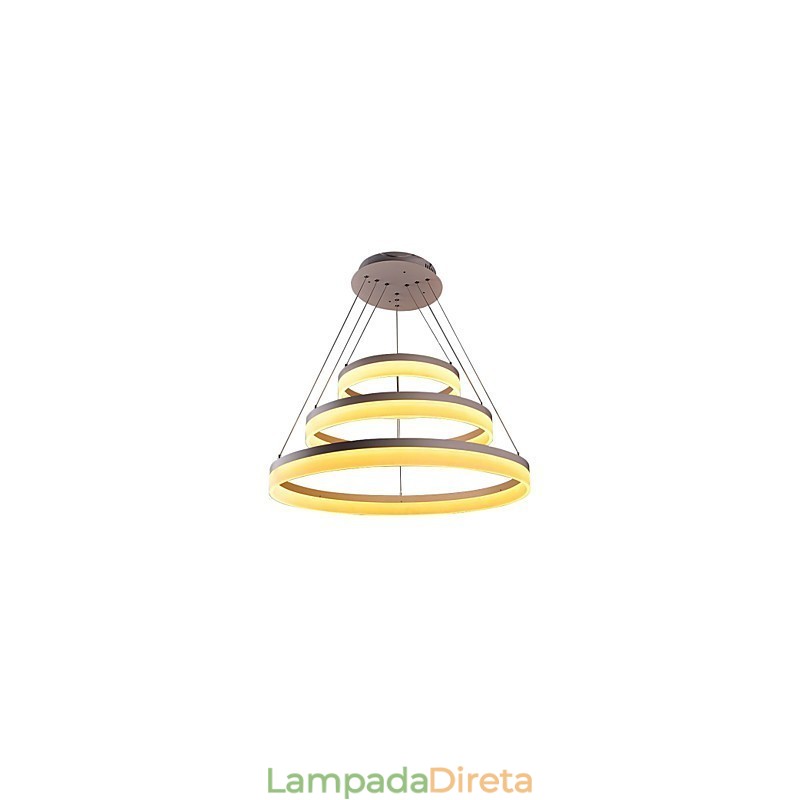 Venda quente cor branca acrílico moderno pendurado luz 130W