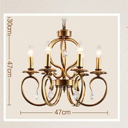 Lustre Pendente Mini Estilo Tradicional Clássico Metal