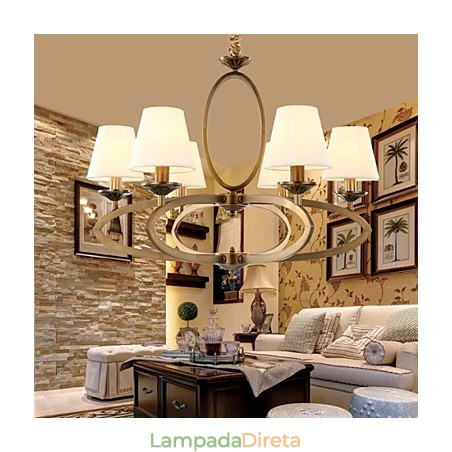 Lustre de metal galvanizado estilo vintage rústico Lodge Mini Lustre de metal galvanizado estilo vintage rústico Lodge Mini