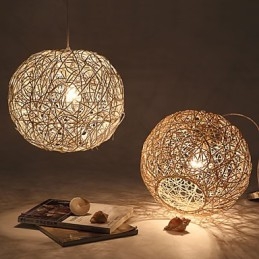 Cany Art Lamp Rural Chinlon Droplight Lâmpada Droplight Luz