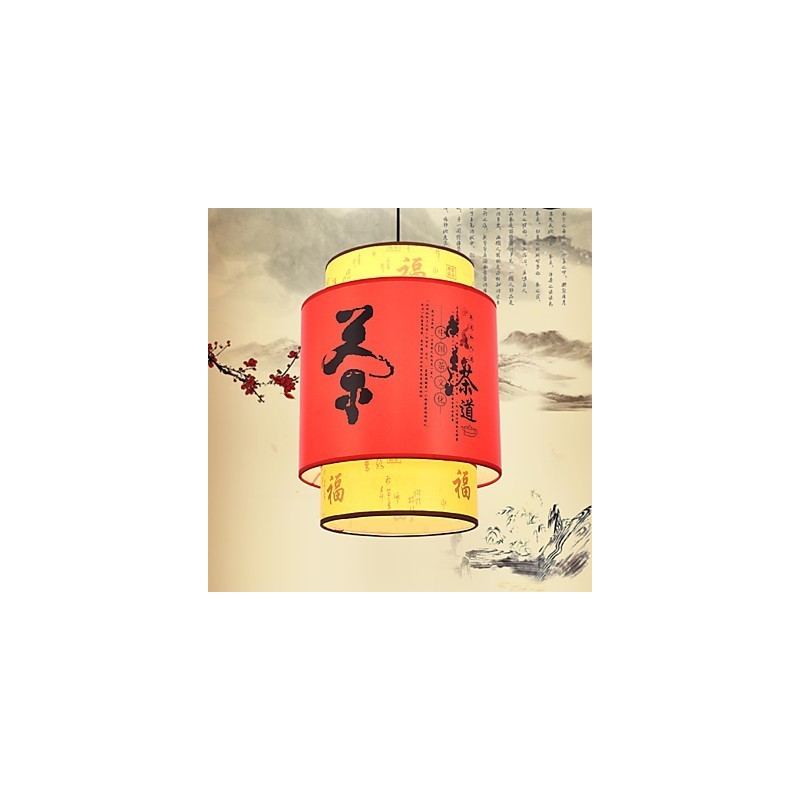 Lustre de cabeça única para refeições Archaizes Teahouse Lâmpada pequena Droplight
