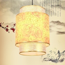 Lustre de cabeça única para refeições Archaizes Teahouse Lâmpada pequena Droplight