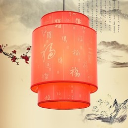 Lustre de cabeça única para refeições Archaizes Teahouse Lâmpada pequena Droplight