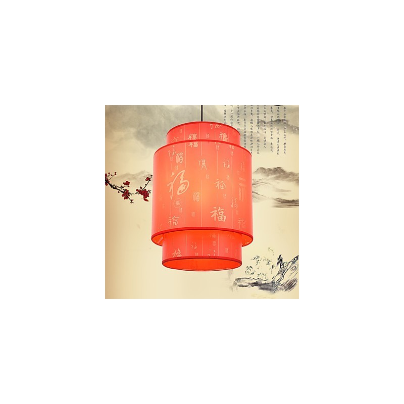 Lustre de cabeça única para refeições Archaizes Teahouse Lâmpada pequena Droplight