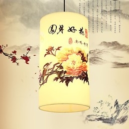 Lustre de cabeça única para refeições Archaizes Teahouse Lâmpada pequena Droplight