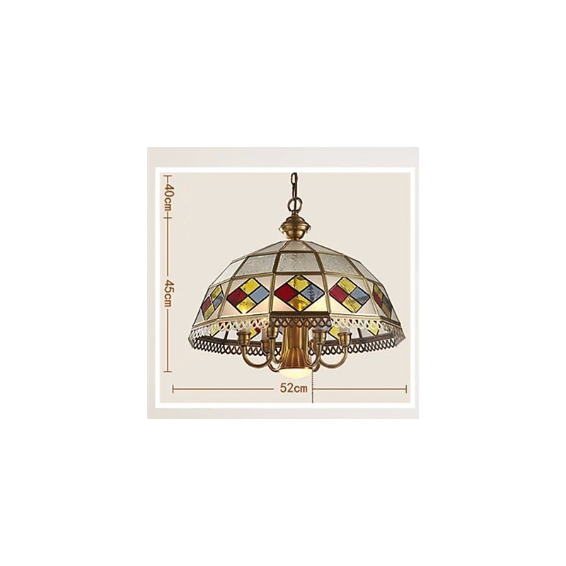 Luminárias pendentes Cristal Mini Estilo Tradicional Clássico Metal