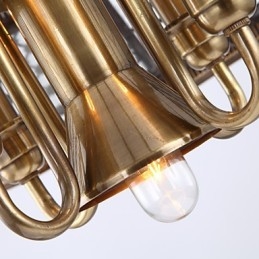 Luminárias pendentes Cristal Mini Estilo Tradicional Clássico Metal