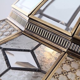 Luminárias pendentes Cristal Mini Estilo Tradicional Clássico Metal