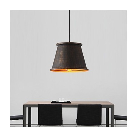 Luminária pendente de metal com design retrô Luminária pendente de metal com design retrô