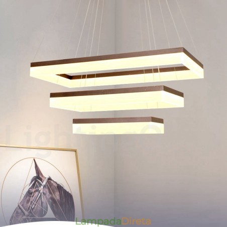 Wi Fi Smart Dimmable 3 Camadas Moderno Estilo Contemporâneo Casa Pendente Luz Wi Fi Smart Dimmable 3 Camadas Moderno Estilo Contemporâneo Casa Pendente Luz