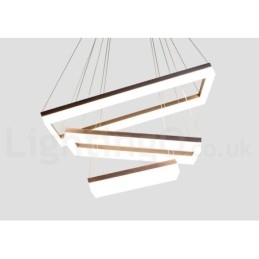 Wi Fi Smart Dimmable 3 Camadas Moderno Estilo Contemporâneo Casa Pendente Luz