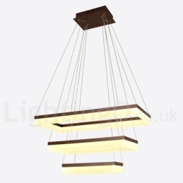 Wi Fi Smart Dimmable 3 Camadas Moderno Estilo Contemporâneo Casa Pendente Luz