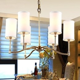 Luminárias pendentes Cristal Mini Estilo Tradicional Clássico Metal