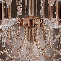 Lustre de Cristal Elegante com 9 Luzes