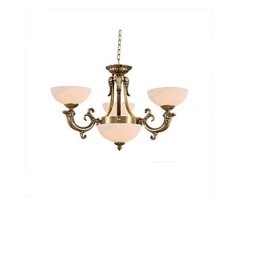 Jane Marble iluminação Art Copper Lamp