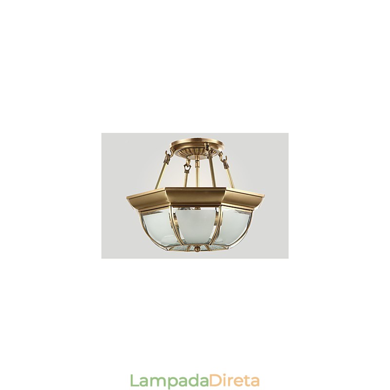 Luminárias pendentes estilo mini tradicional clássico metal