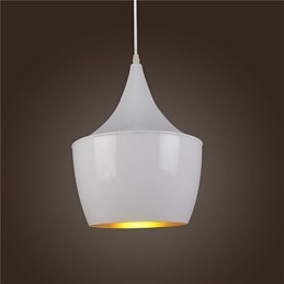 Luminária pendente retrô vintage Tom Dixon design preto branco tipo café luminárias pendentes