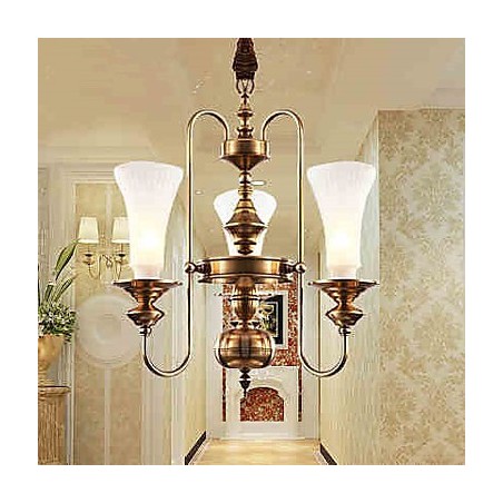 Luminárias pendentes Cristal Mini Estilo Tradicional Clássico Metal Luminárias pendentes Cristal Mini Estilo Tradicional Clássico Metal
