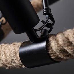 Lustre Pendente Mini Estilo Rústico Lodge Metal