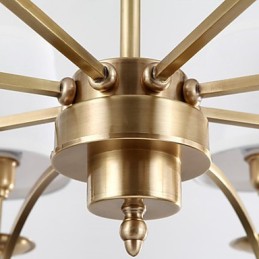 Luminárias pendentes Cristal Mini Estilo Tradicional Clássico Metal