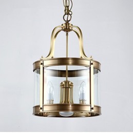 Luminárias pendentes Cristal Mini Estilo Tradicional Clássico Metal