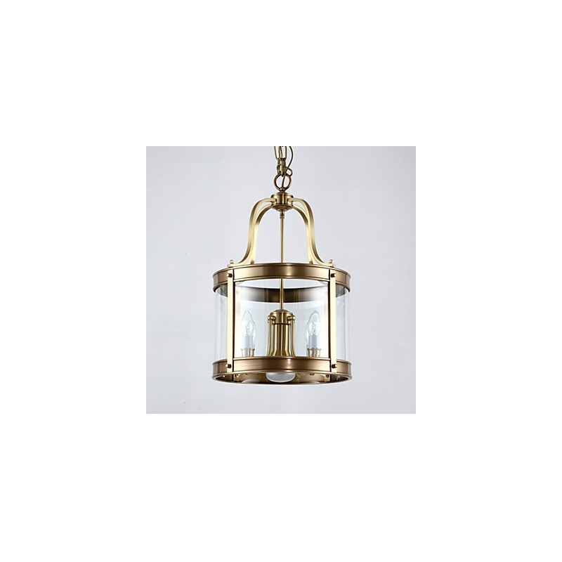 Luminárias pendentes Cristal Mini Estilo Tradicional Clássico Metal