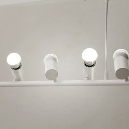 Luminária pendente de metal com pintura estilo retrô vintage mini