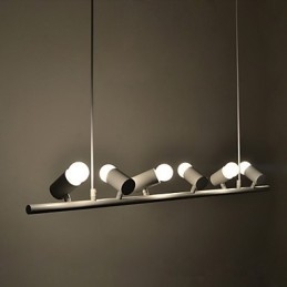 Luminária pendente de metal com pintura estilo retrô vintage mini