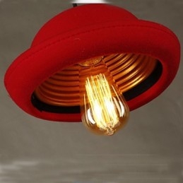 Chapéu Pingente Café Design Lustre Preto