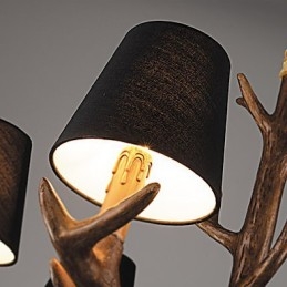 Lustre Pendente Luz Vintage Resina