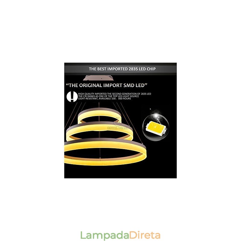 China Moderno Acrílico Pendente Luz de Teto