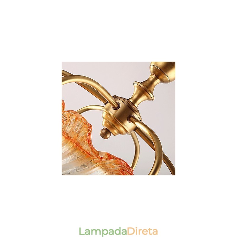 Luminárias pendentes estilo mini tradicional clássico metal
