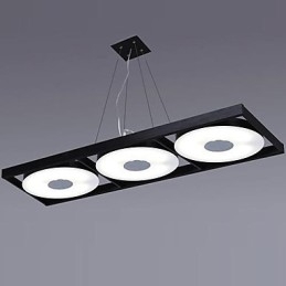 Luminárias pendentes 3 luzes modernas simples artísticas