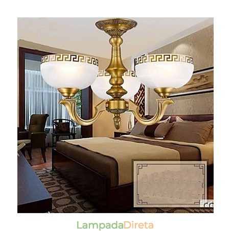 Luminária de cobre completa, mármore, jantar, lustre de cobre moderno original Luminária de cobre completa, mármore, jantar, lustre de cobre moderno original