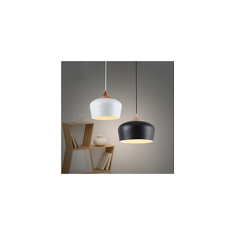 Luminária pendente de metal com pintura estilo retrô vintage mini