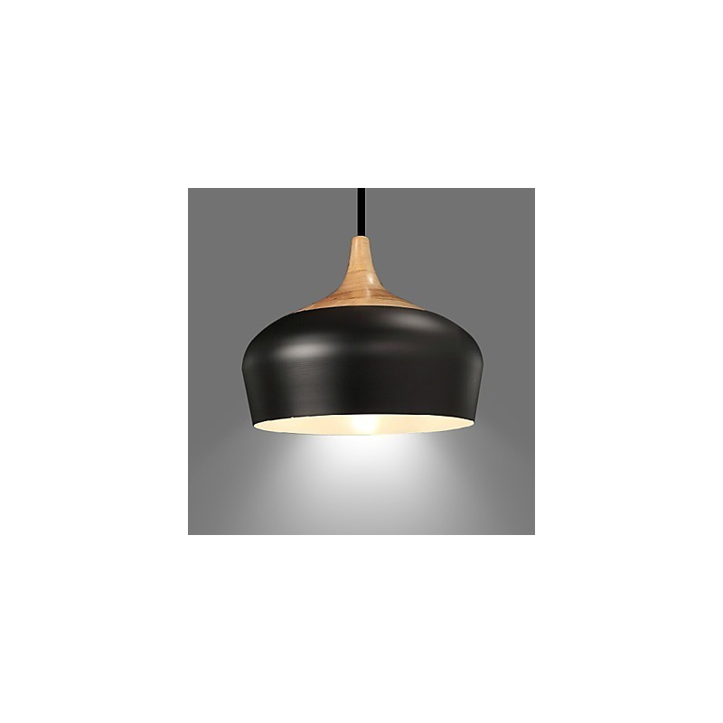 Luminária pendente de metal com pintura estilo retrô vintage mini