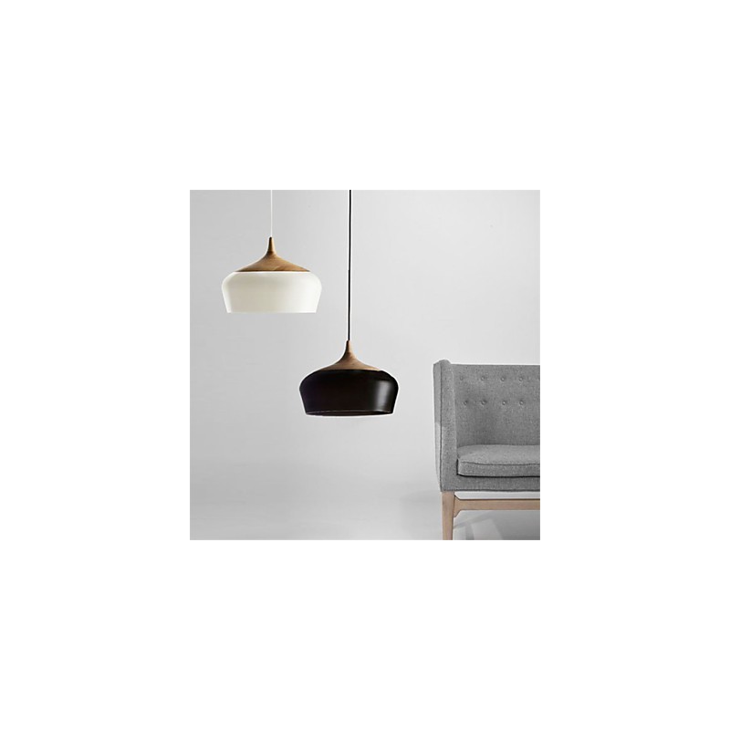Luminária pendente de metal com pintura estilo retrô vintage mini