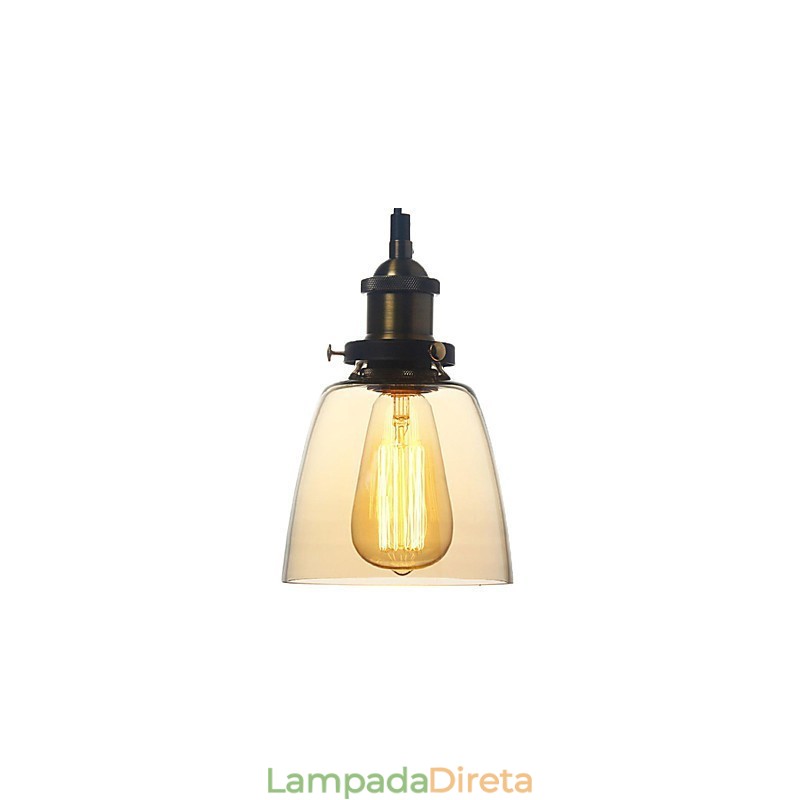 Luzes Pendentes Tradicional Clássico Vintage Retro Country Globe