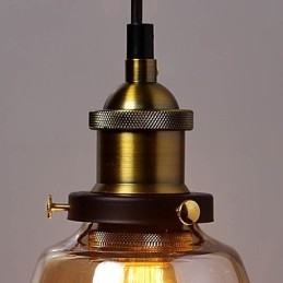 Luzes Pendentes Tradicional Clássico Vintage Retro Country Globe
