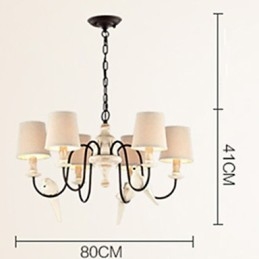 Lustre Pendente Luz Vintage Resina