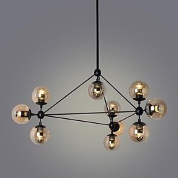 Luminárias pendentes 10 luzes simples modernas artísticas