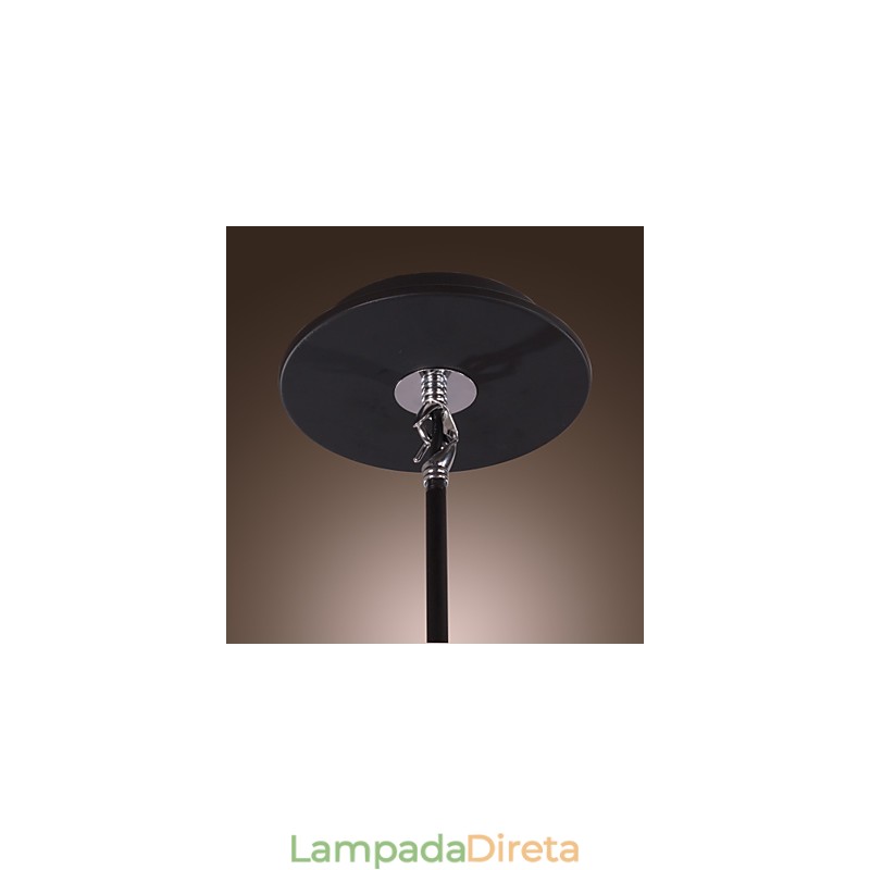 Lustre de ferro de vanguarda com 12 luzes